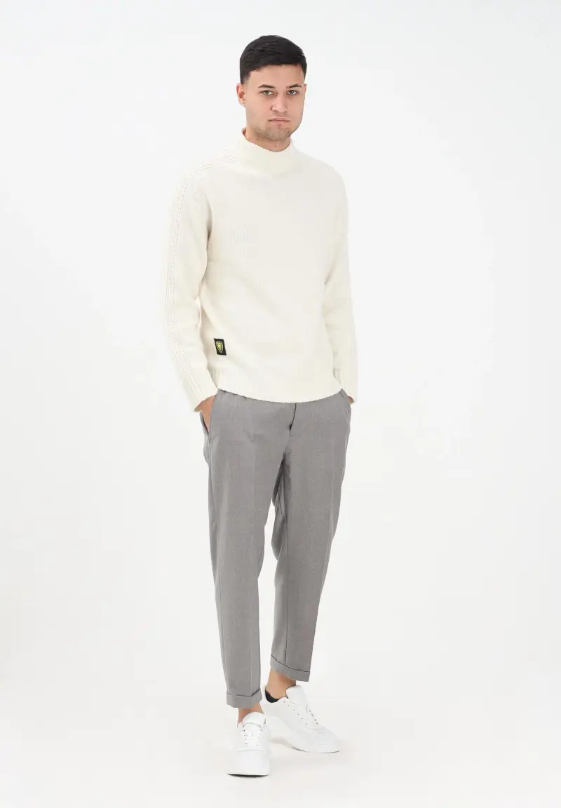 Pantalone beige da uomo miniatura 2