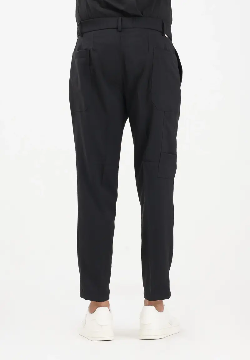Pantalone nero da uomo miniatura 3