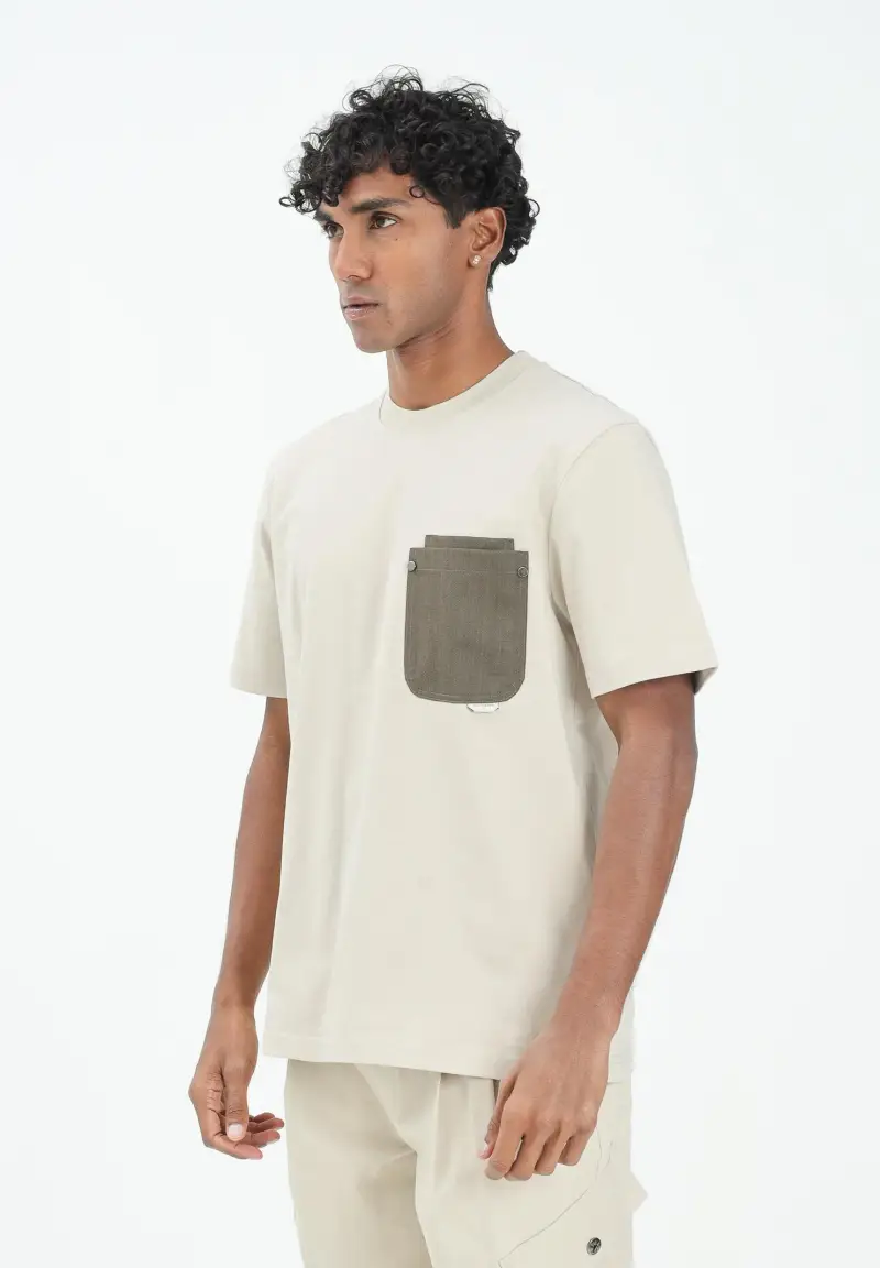 YES LONDON T-shirt Uomo Beige 3103608