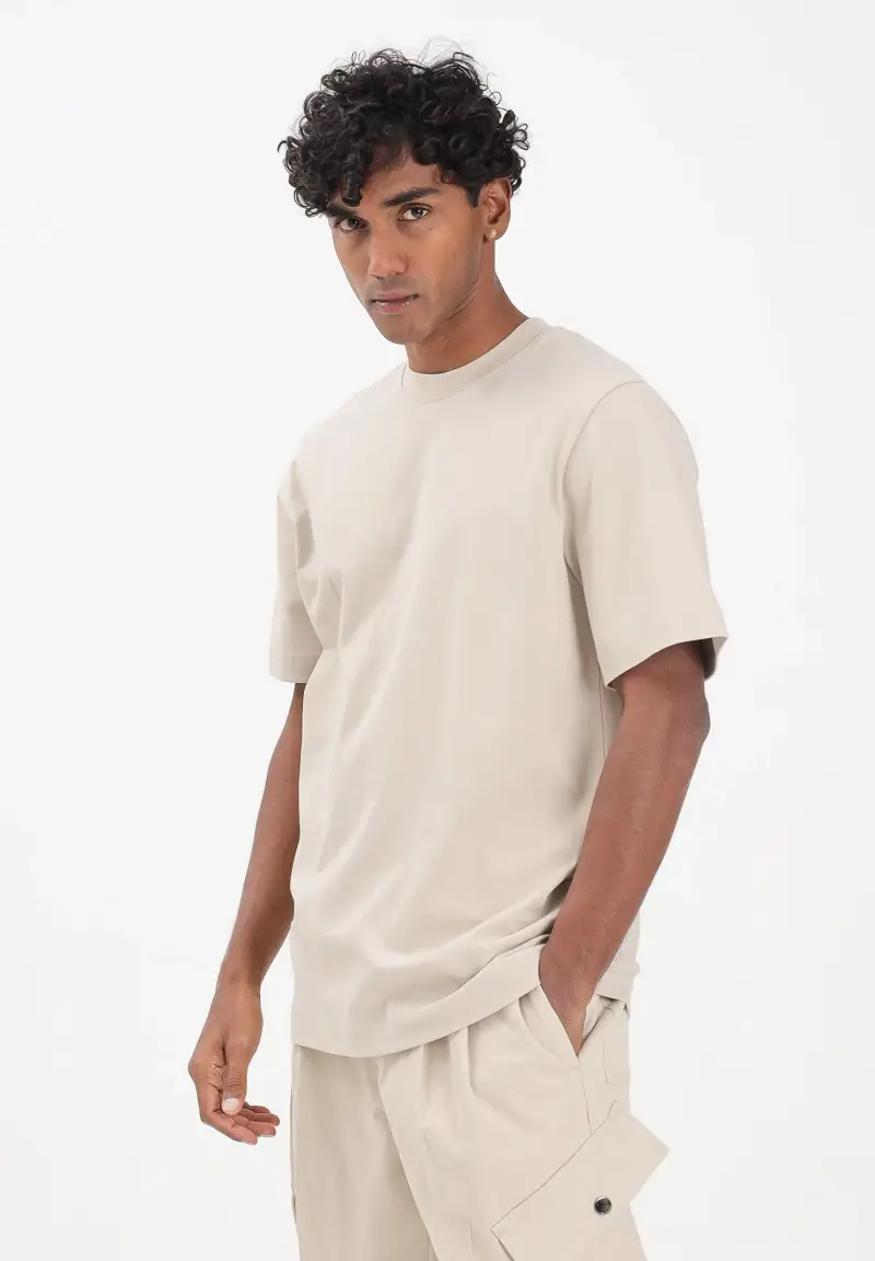 YES LONDON T-shirt Uomo Beige 3176339 miniatura 2