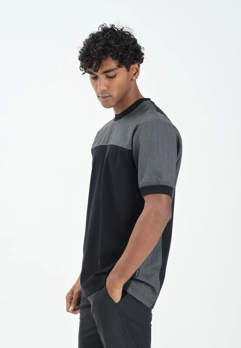 YES LONDON T-shirt Uomo Grigio 3103652 miniatura 2