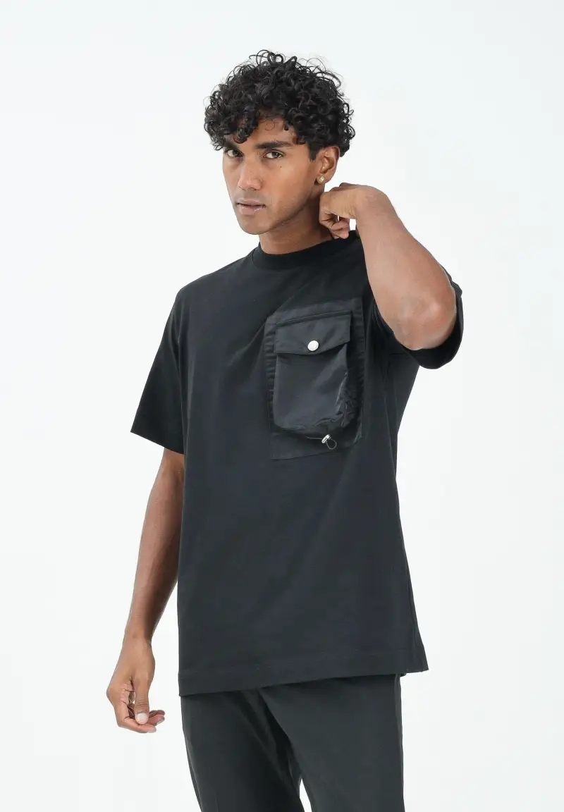 YES LONDON T-shirt Uomo Nero 3103692 miniatura 2