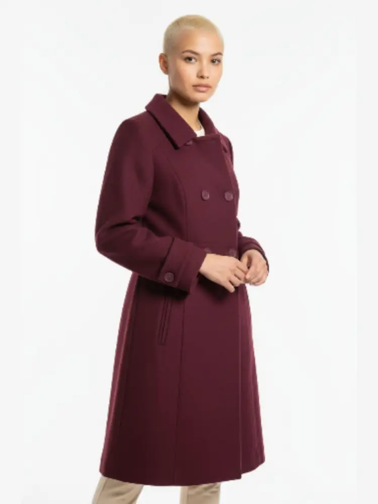 cappotto donna doppiopetto