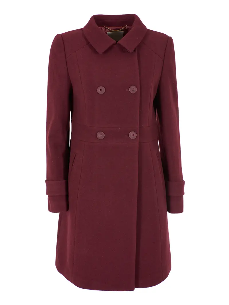 cappotto yes zee da donna - bordeaux