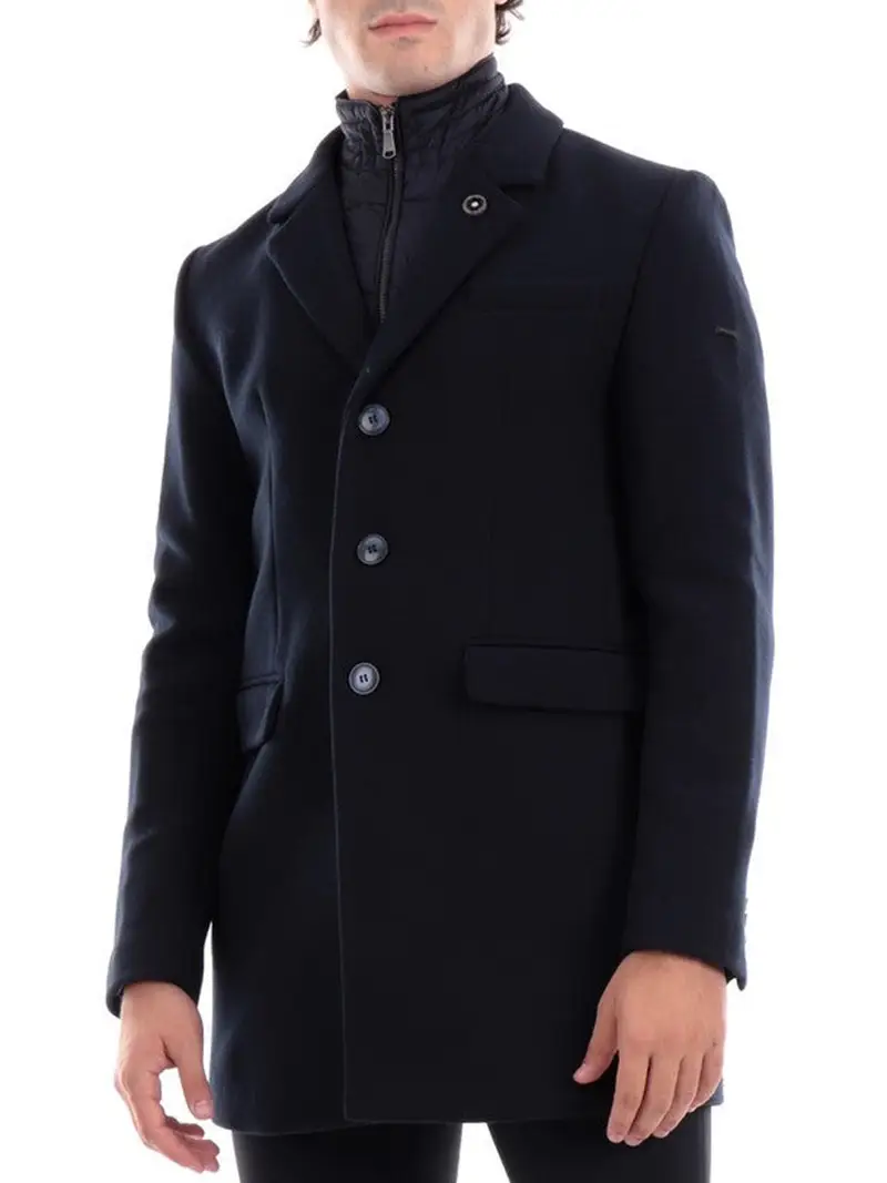 cappotto yes zee da uomo - blu
