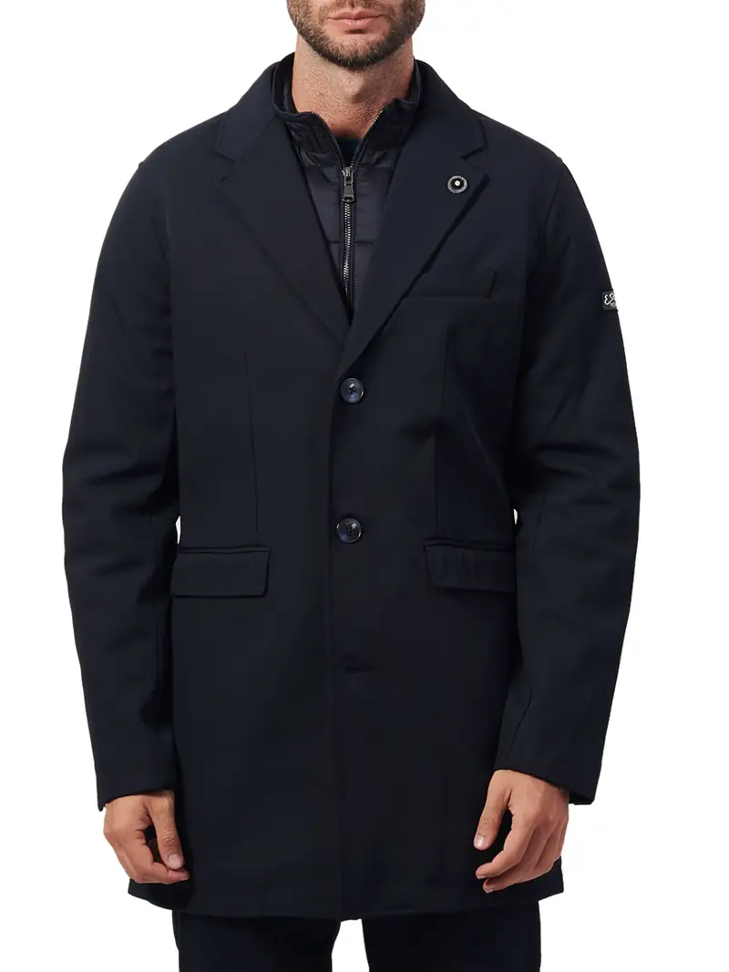 cappotto yes zee da uomo - blu