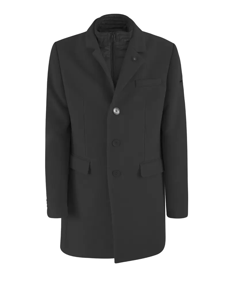 cappotto yes zee da uomo - nero