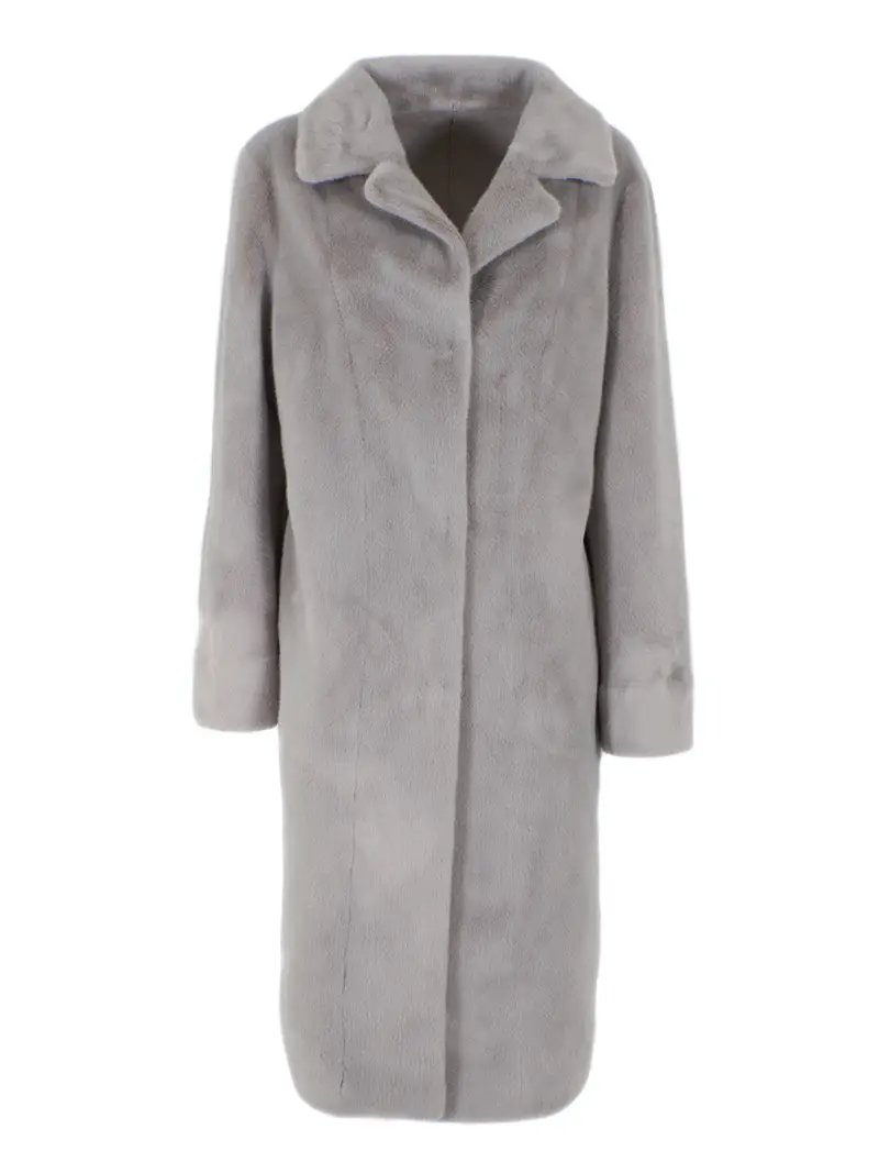 cappotto yes zee reversibile da donna - grigio