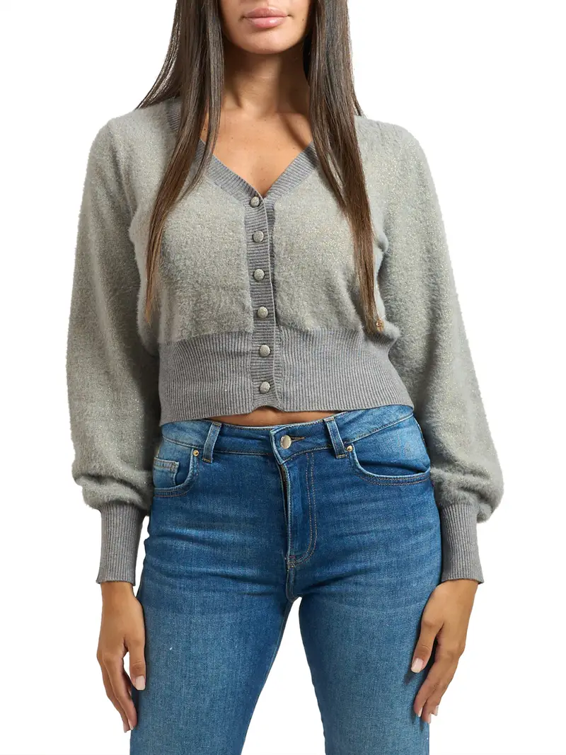 Yes Zee Cardigan Donna Grigio 3273512