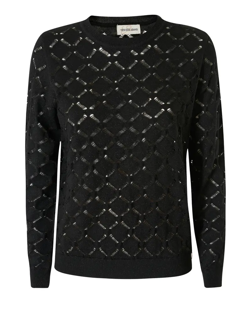 maglia yes zee da donna - nero