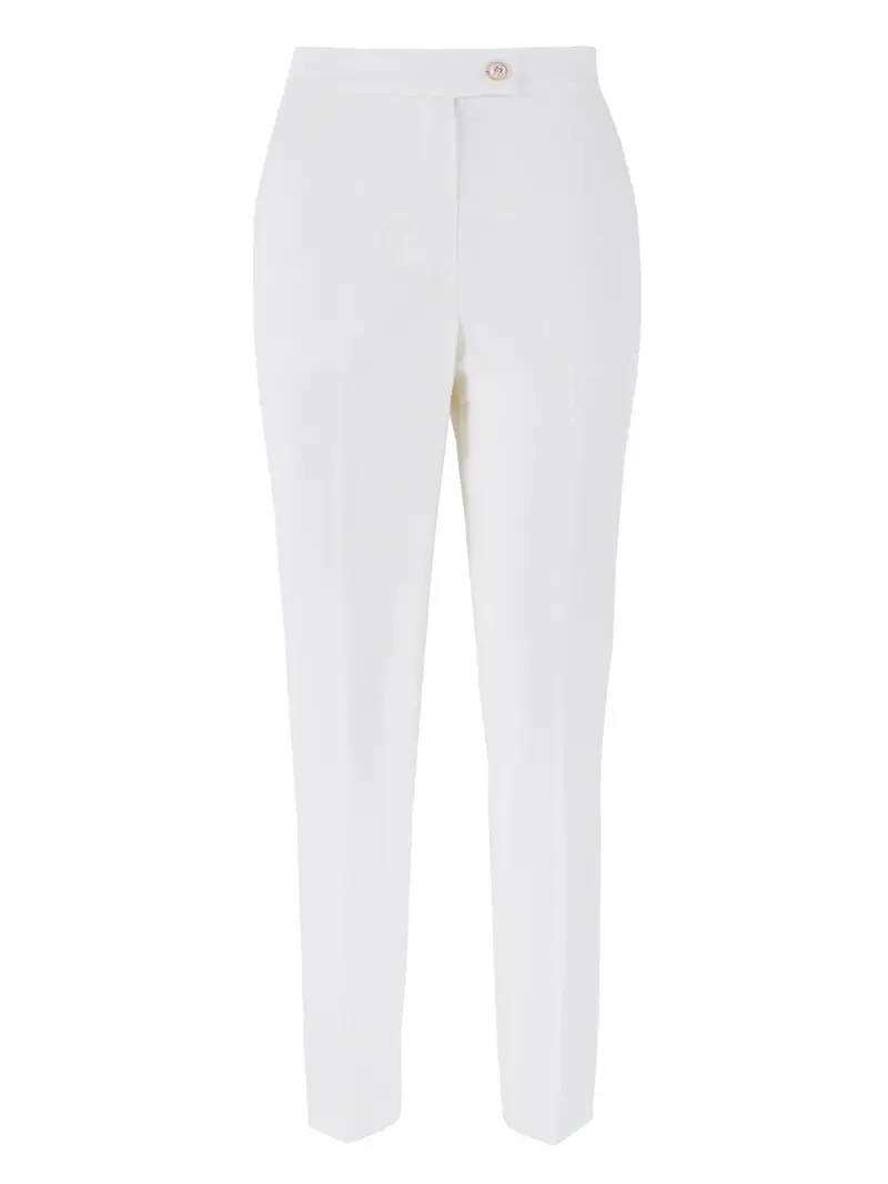 pantalone chino yes zee da donna - avorio