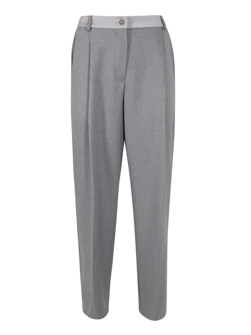 pantalone chino yes zee da donna - grigio