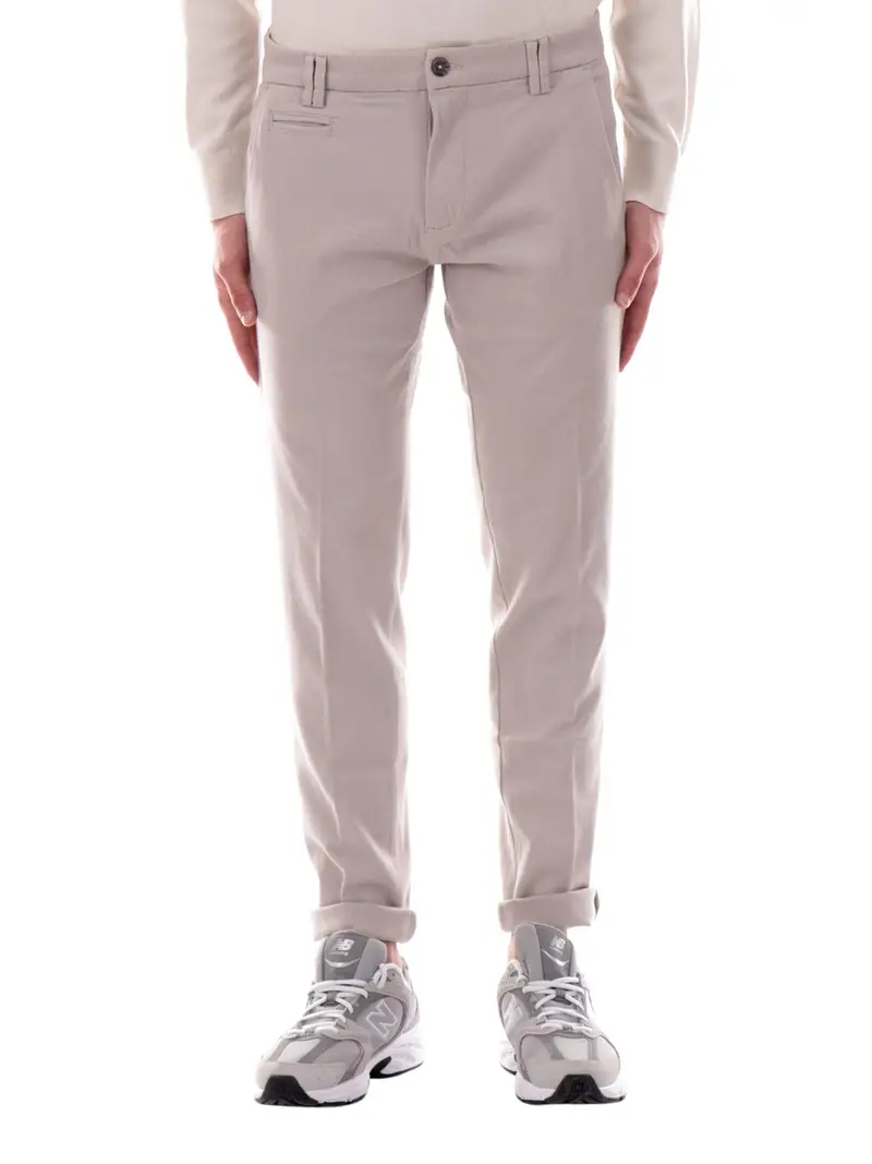 pantalone chino yes zee da uomo - avorio