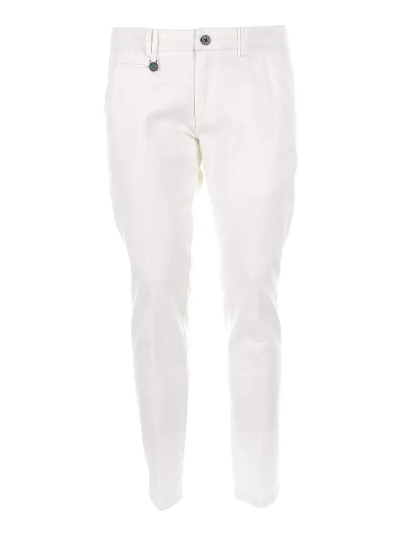 pantalone chino yes zee da uomo - bianco