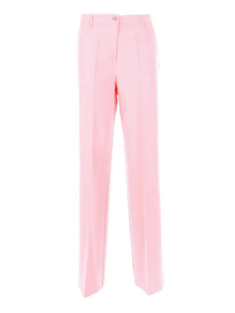 pantalone palazzo yes zee chino da donna - rosa
