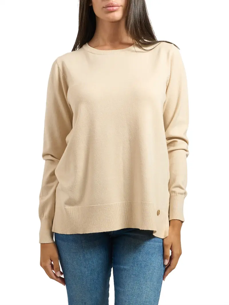 pullover yes zee da donna - beige