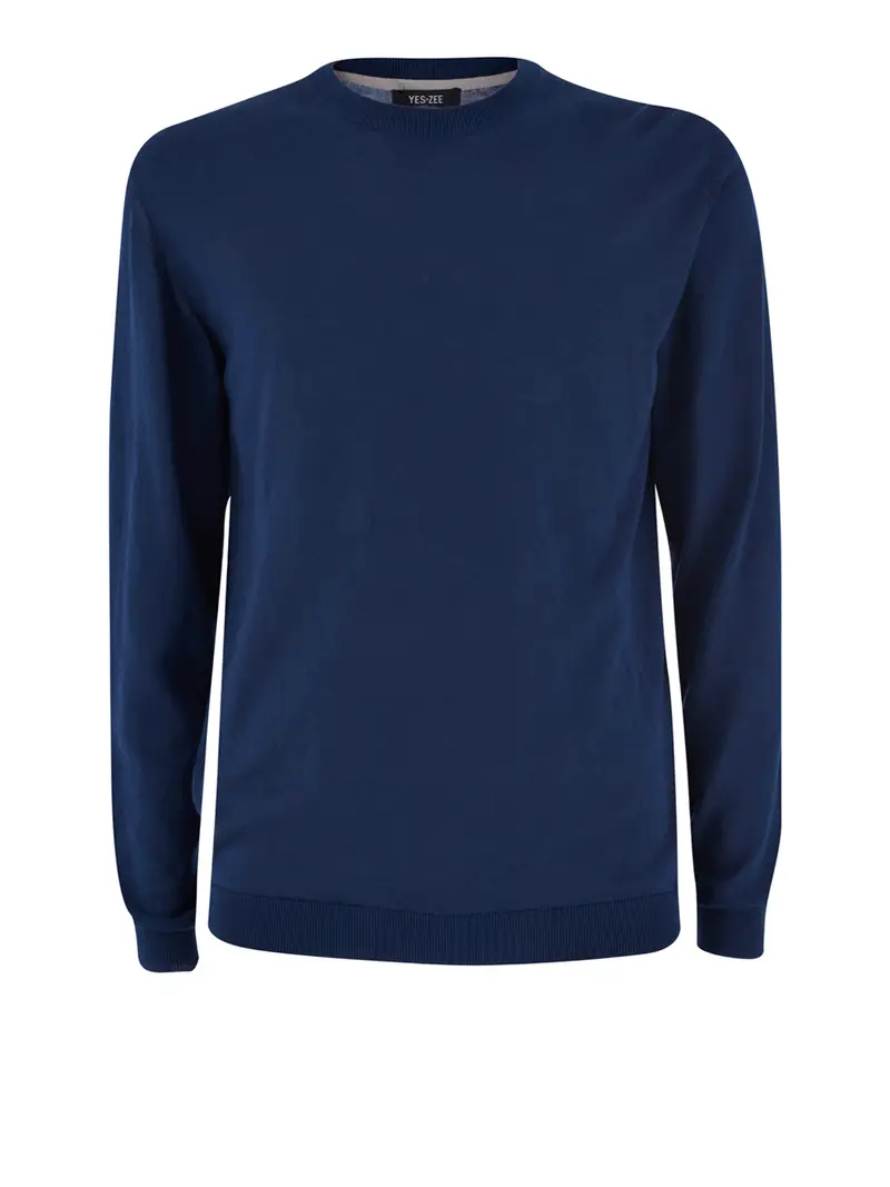 pullover yes zee da uomo - blu