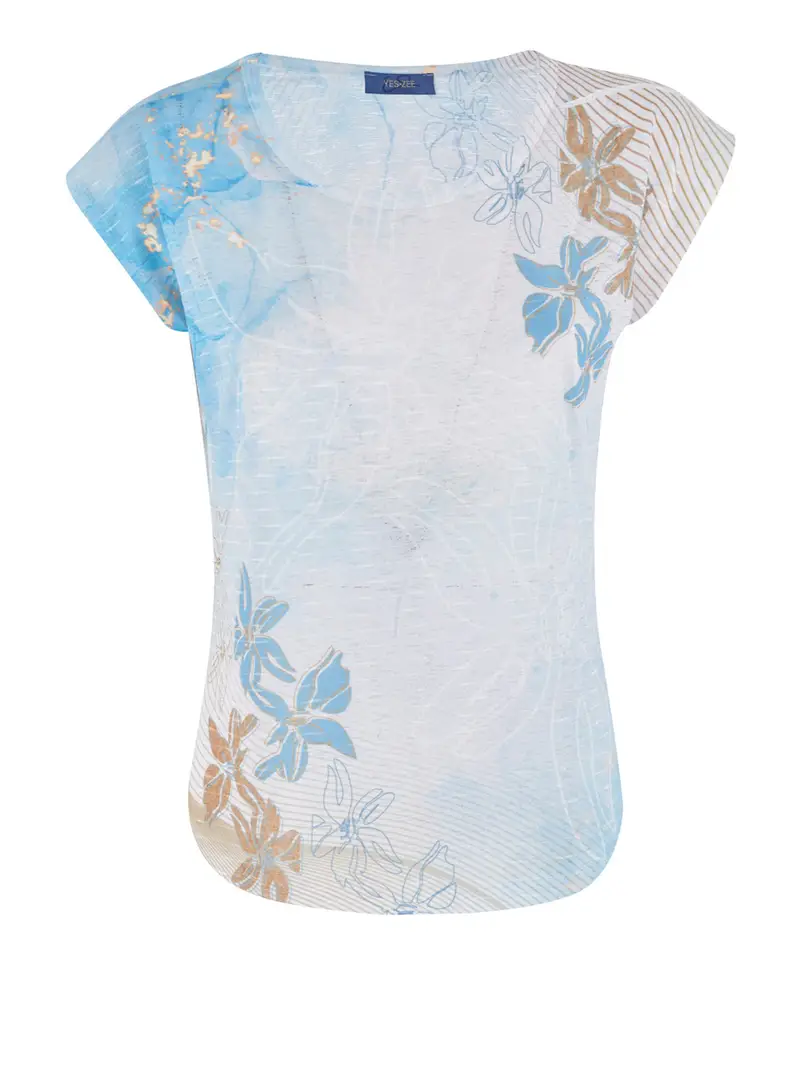 Yes Zee T-shirt Donna Azzurro 2492170