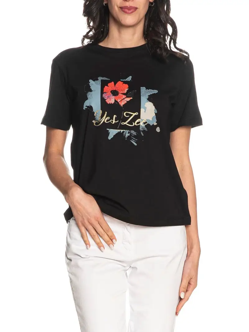 Yes Zee T-shirt Donna Oro 2493392