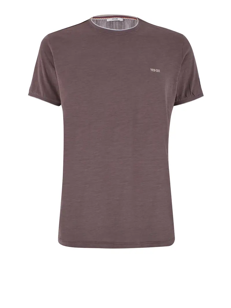 Yes Zee T-shirt Uomo Marrone 2493168