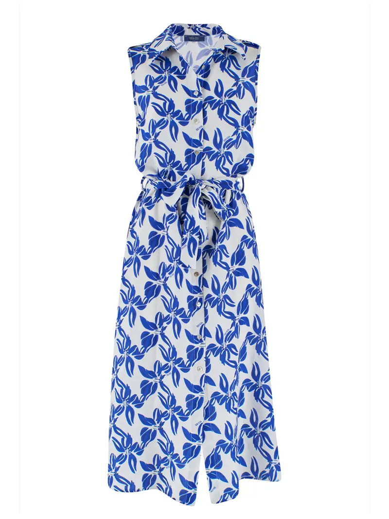 vestito longuette yes zee da donna - blu