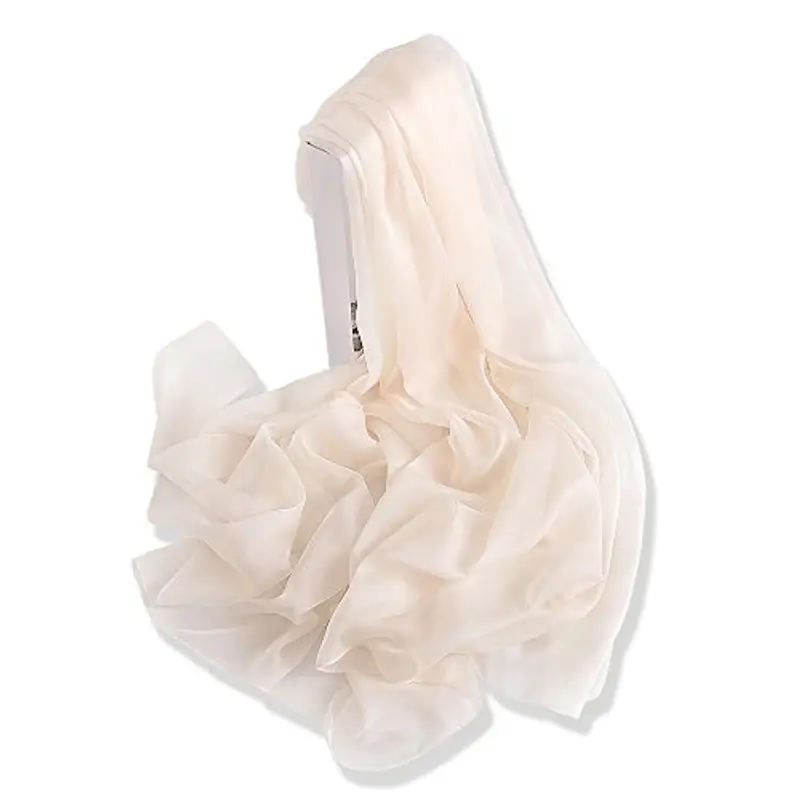 YFZYT Lady Donna Elegante Scialle Sciarpa Morbida Collo Wrap, Elegante Colore Puro Primavera Estate Sciarpa Shawl