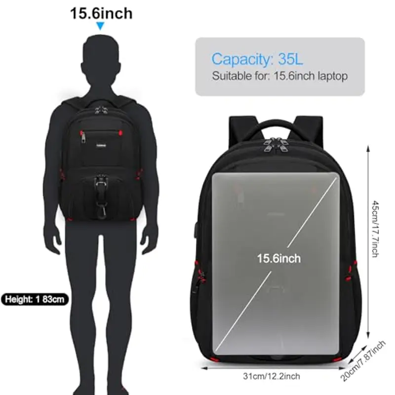 YIORMIOR Zaino scuola Uomo 2464721 miniatura 3