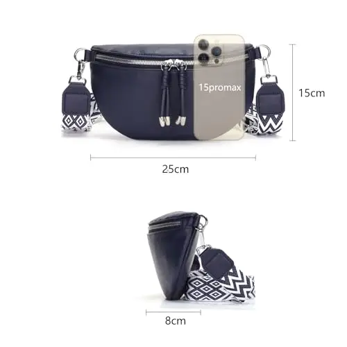 YISUOHOOM Marsupio Donna Blu 2733813 miniatura 3