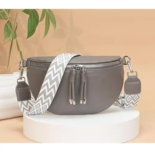 YISUOHOOM Marsupio Donna Grigio 2733815 miniatura 2