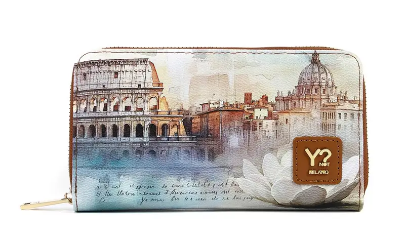 Portafoglio donna Ynot? 361 Rome Lotus