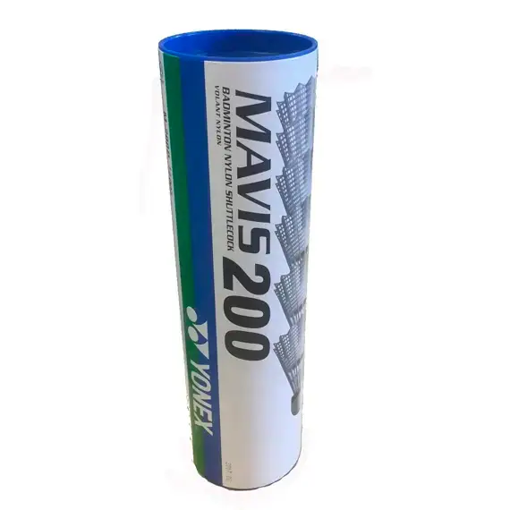 Tubo di 6 volani da badminton Yonex Mavis 200