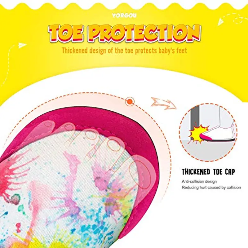 Yorgou Scarpe da Acqua Bambini Antiscivolo Scarpe da Immersione Rapida Asciugatura Scarpe da Immersione da Spiaggia Ragazze Ragazzi miniatura 2