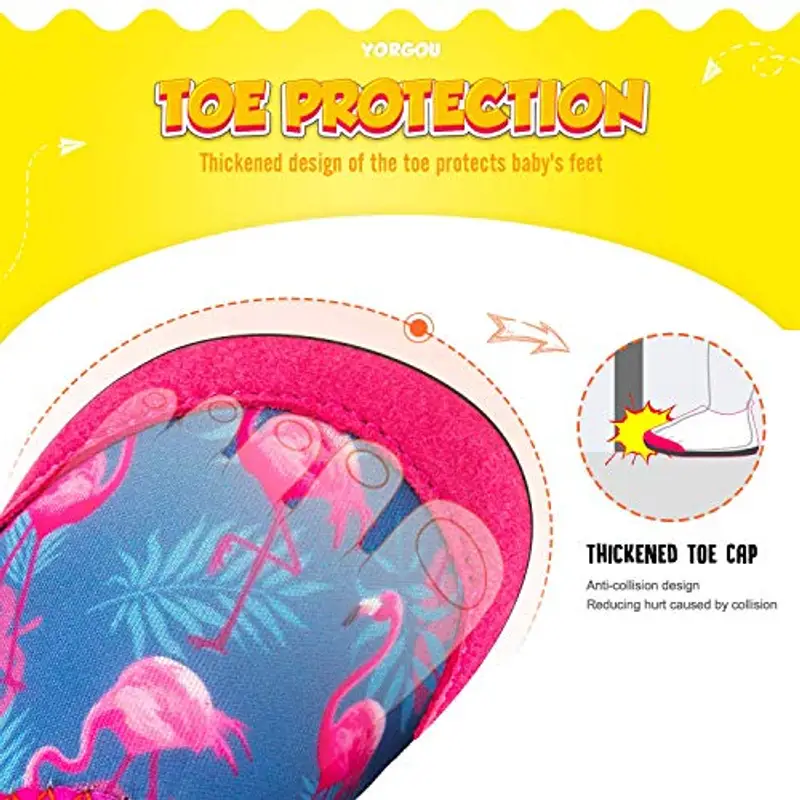 Yorgou Scarpe da Acqua Bambini Antiscivolo Scarpe da Immersione Rapida Asciugatura Scarpe da Immersione da Spiaggia Ragazze Ragazzi miniatura 2