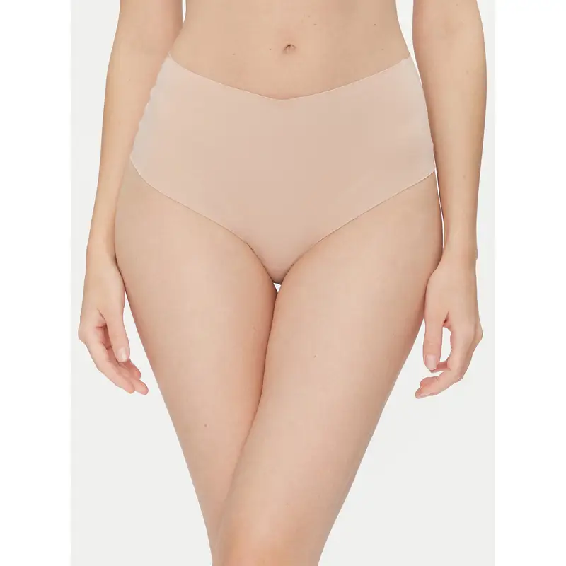 Mutande classiche a vita alta 19662 Beige