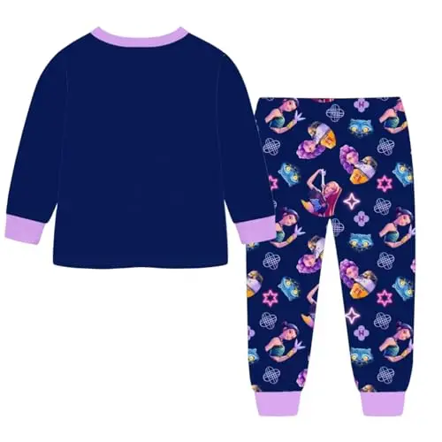 YuanDiann Huntrix - Pigiama lungo per bambini, motivo: cartoni animati 3D, biancheria da notte per ragazze e ragazzi miniatura 2