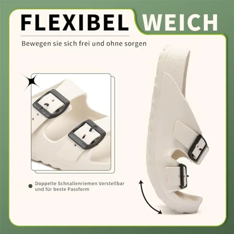 YUHITYGZGS Pantofole Uomo Bianco 2006328 miniatura 2