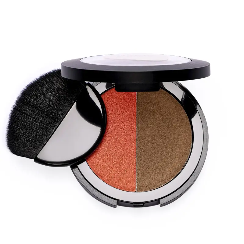 Viso Magic Duo 01 Pesca e Cioco Milk - Terra viso, Palette viso, Blush miniatura 2