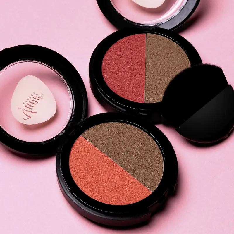 Viso Magic Duo 01 Pesca e Cioco Milk - Terra viso, Palette viso, Blush miniatura 4