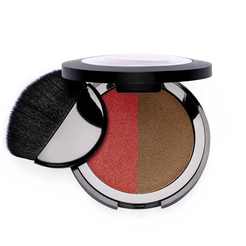 Viso Magic Duo 02 Geranio e Cioco Milk - Terra viso, Palette viso, Blush miniatura 2