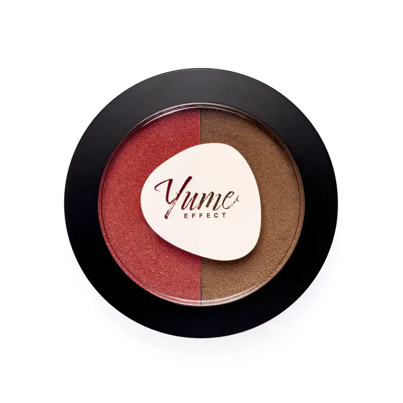 Viso Magic Duo 02 Geranio e Cioco Milk - Terra viso,Palette viso,Blush