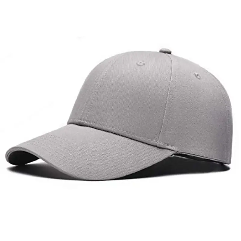Yuson Girl Berretto da Baseball Unisex in Cotone - Snapback Hip Hop per Ragazzi e Ragazze - Cappello Piatto (Grigio)