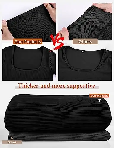 Yuson Girl Tuta Intera Donna Sportiva - Yoga Jumpsuit Maniche Lunga Push Up Pagliaccetto Sportivo Scollo U Completo miniatura 3