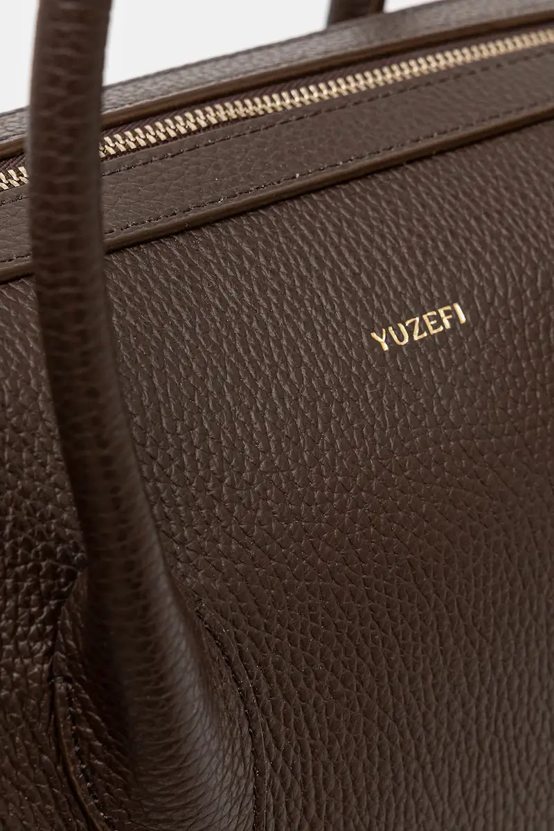 Yuzefi Borsa a mano Marrone 4168633 miniatura 4