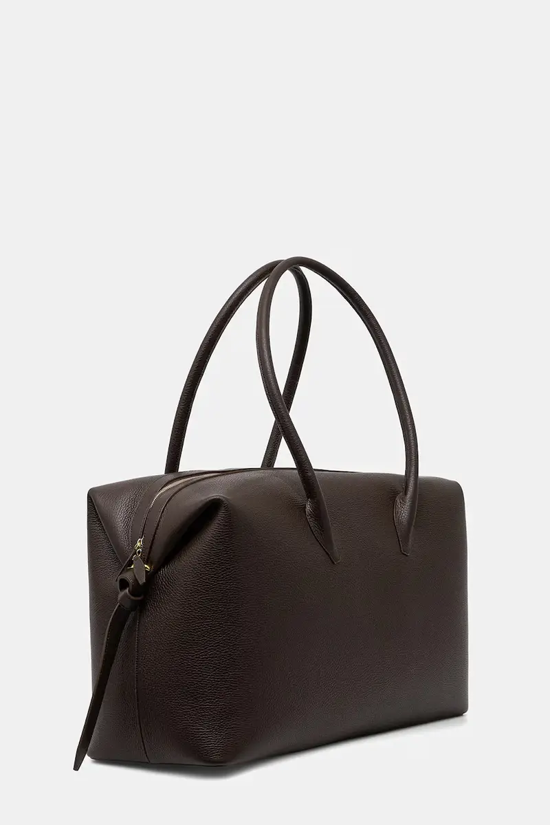 borsa in pelle BRIOCHE WEEKENDER Marrone miniatura 2