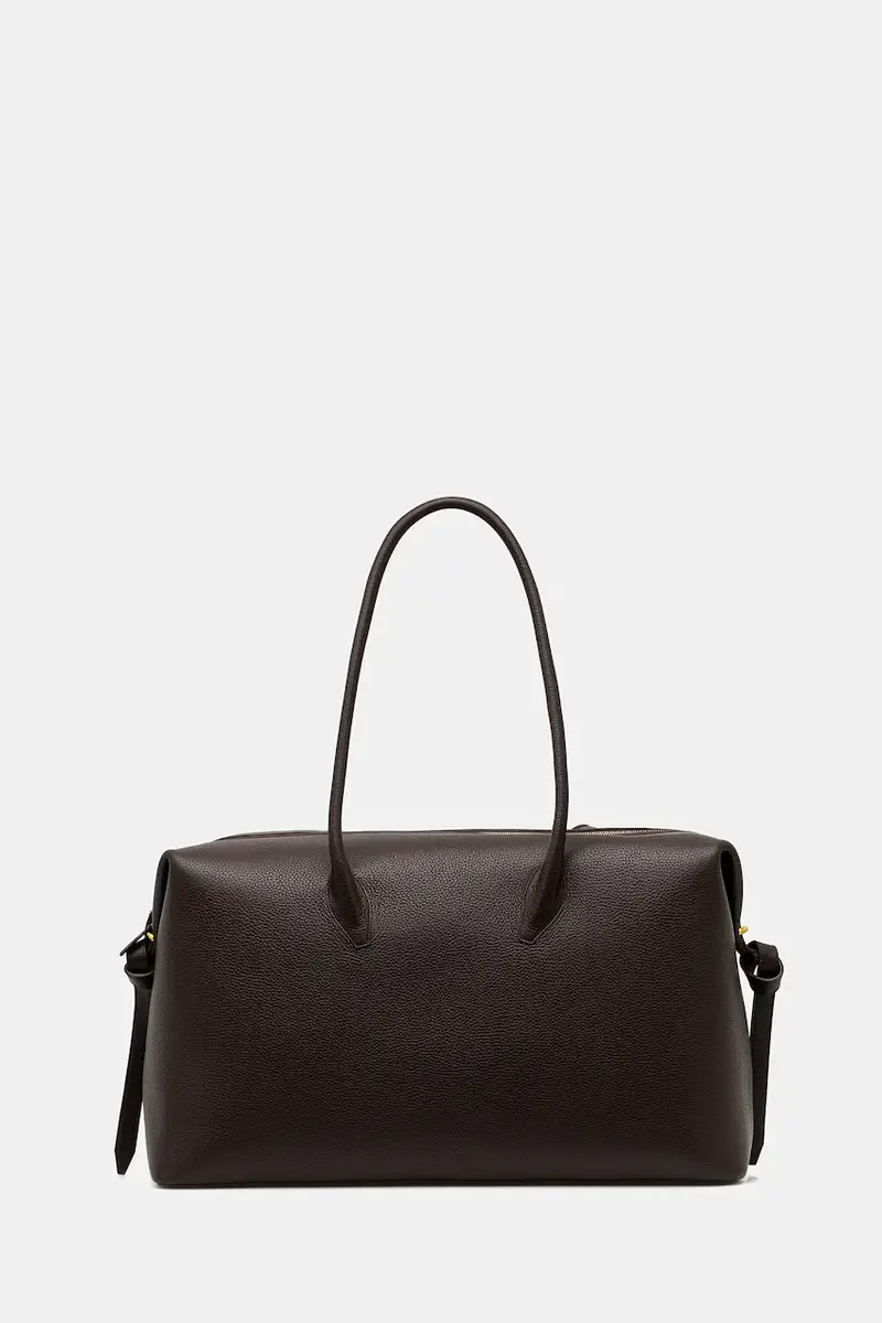 borsa in pelle BRIOCHE WEEKENDER Marrone