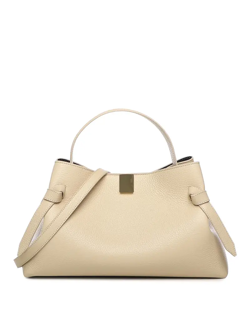 Borsa in pelle Gyoza Beige
