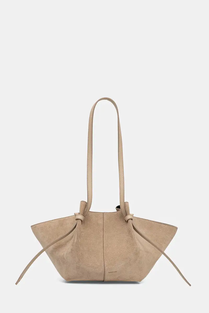 borsa in pelle scamosciata MOCHI Beige