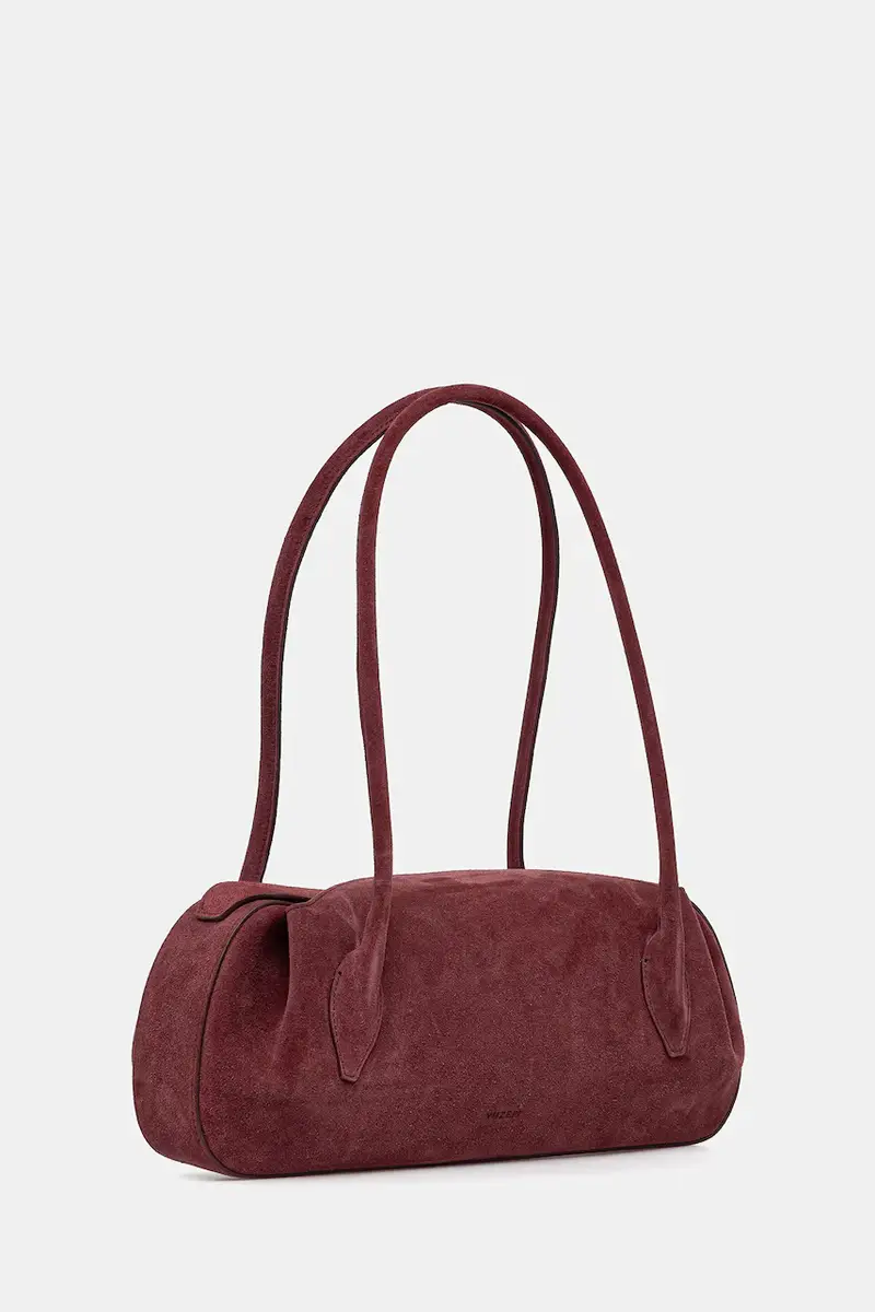 borsa in pelle scamosciata OYSTER Granata miniatura 2