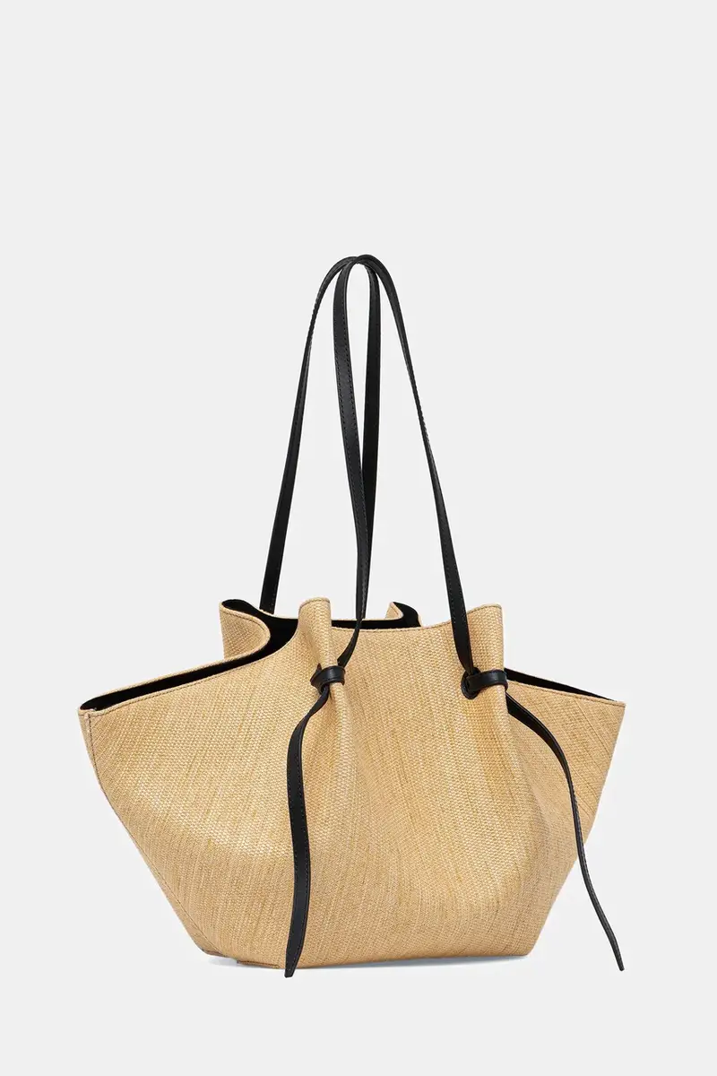 borsetta LARGE MOCHI Beige miniatura 2