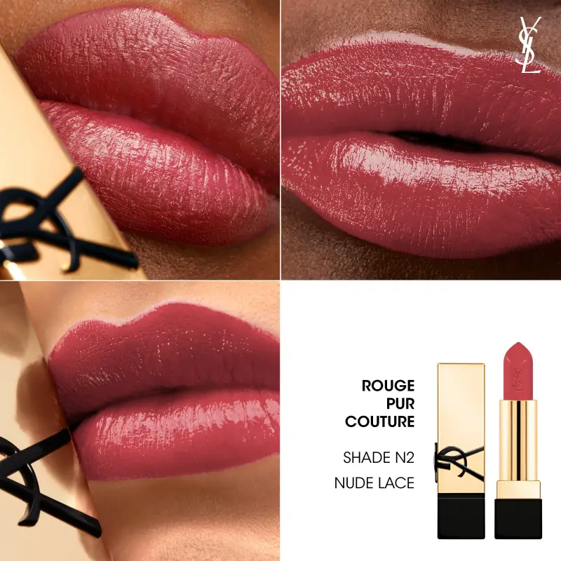 Labbra Rouge Pur Couture - Rossetto Satinato NUDE N2 - Rossetti miniatura 4